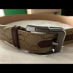 Belt Tan, Silver Buckle